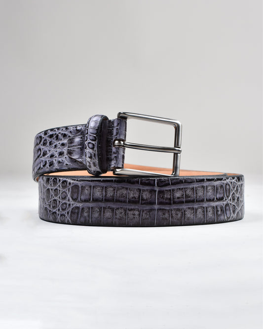 Khaki’s of Carmel - Handcrafted American Slate Caiman Belt