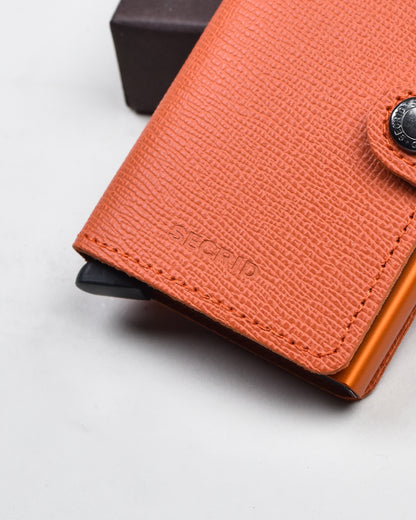 Secrid - Miniwallet in Cubic Orange / Black