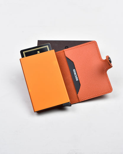 Secrid - Miniwallet in Cubic Orange / Black