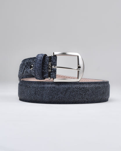 Khaki’s of Carmel - Handcrafted South African Buffalo Blue Belt