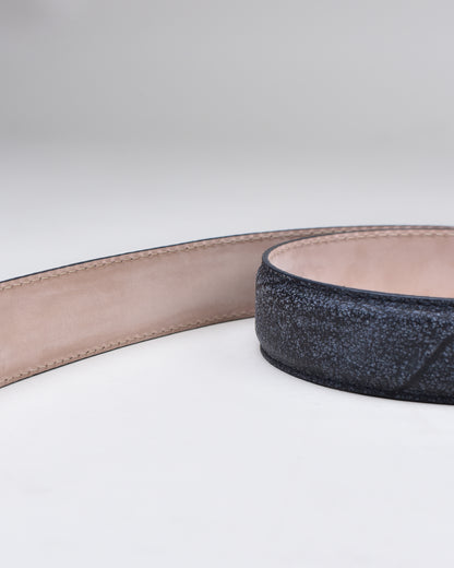 Khaki’s of Carmel - Handcrafted South African Buffalo Blue Belt