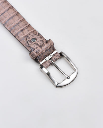 Khaki’s of Carmel - Handcrafted American Caiman Cigar Black Belt