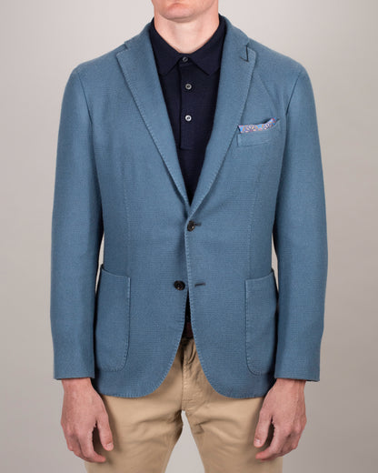 boglioli blue cashmere soft coat