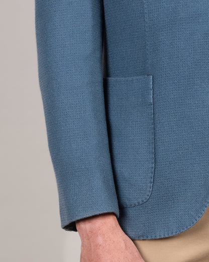 boglioli blue cashmere soft coat