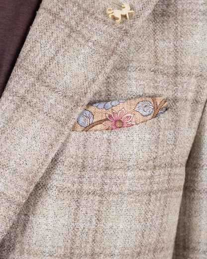 tmb taupe travel boucle soft coat