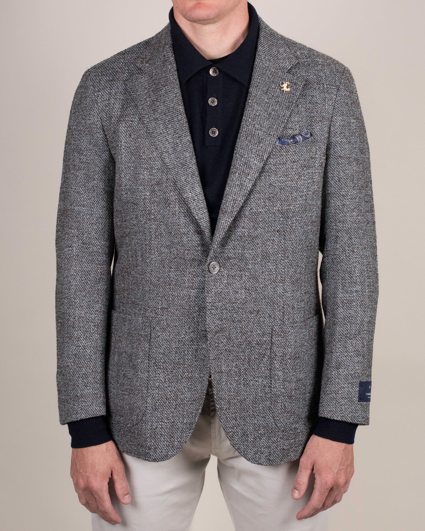tmb green and brown pindot soft coat
