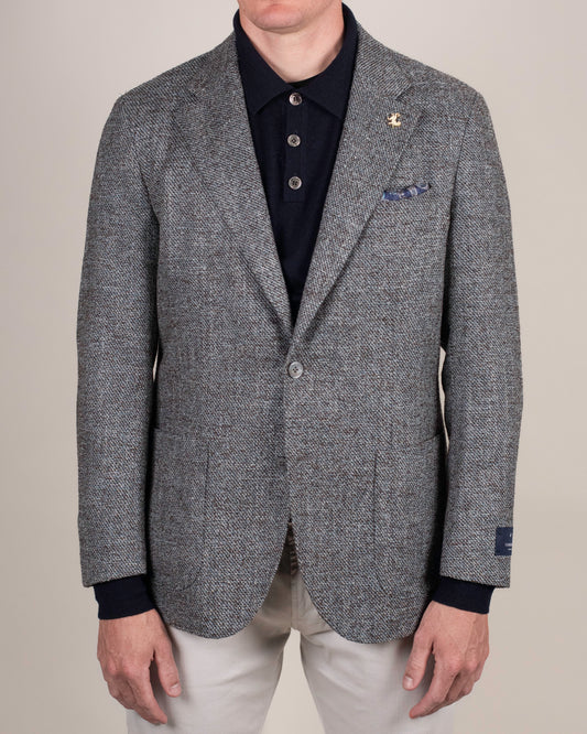 tmb green and brown pindot soft coat