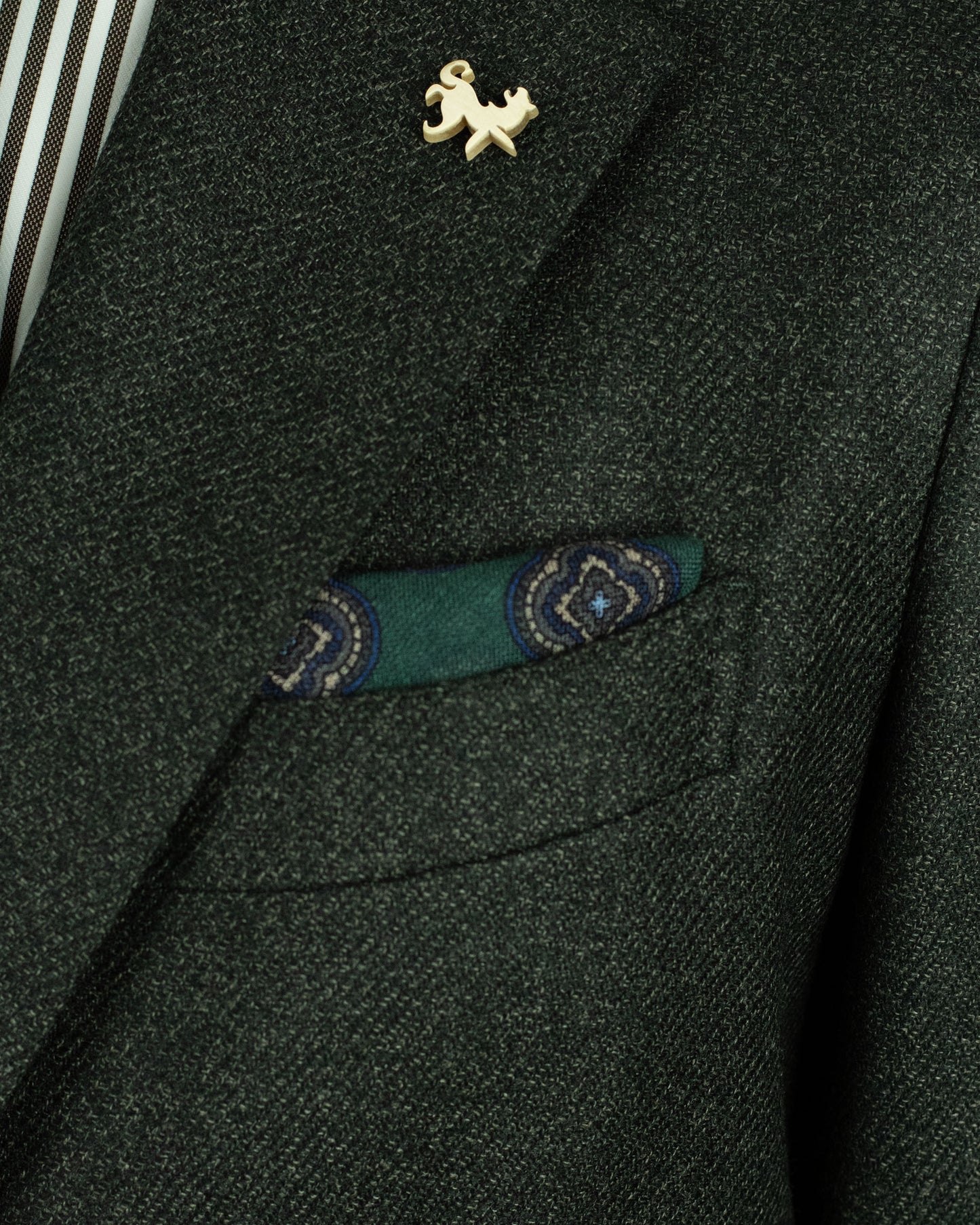 tmb green melange soft coat