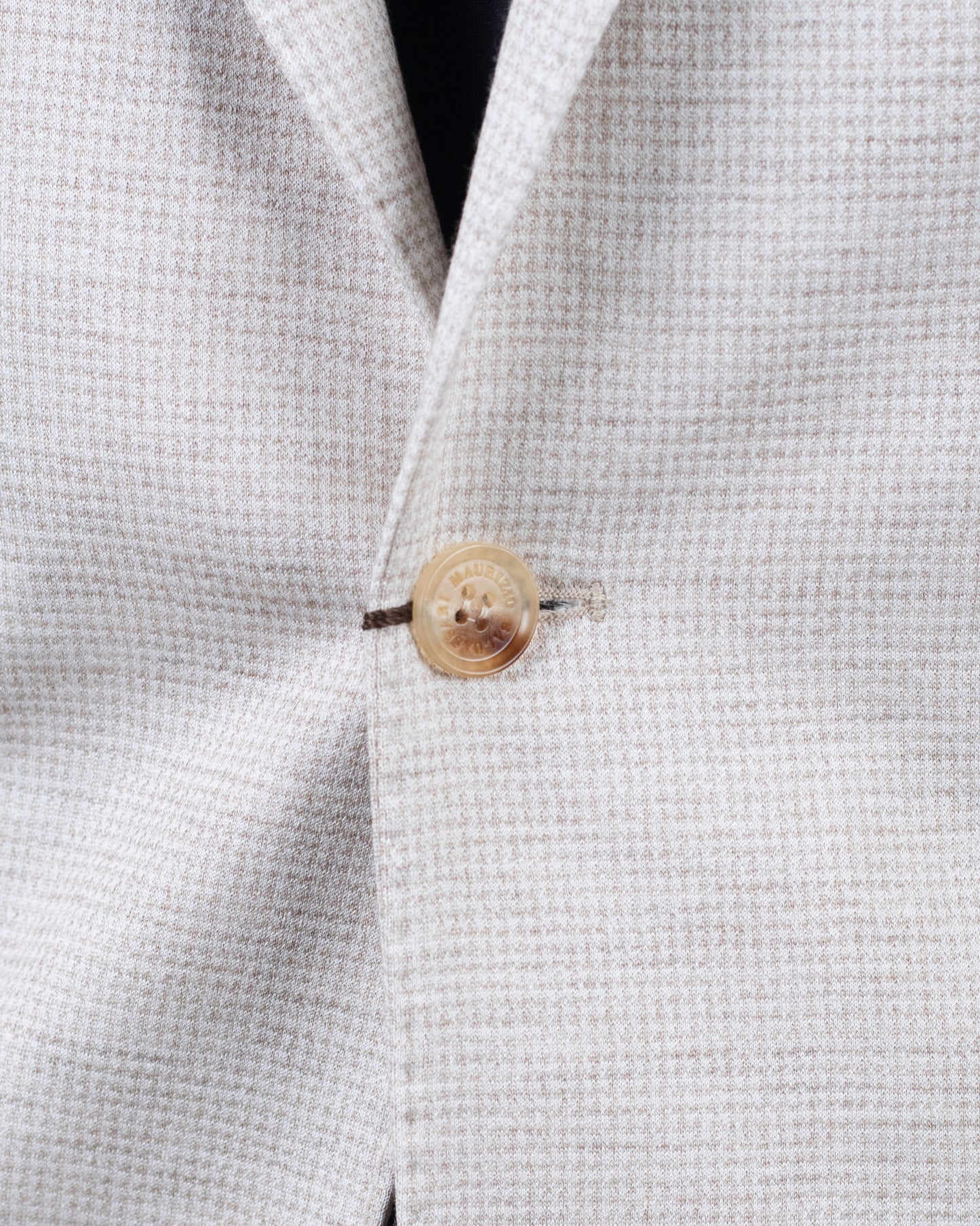baldassari beige jersey soft coat