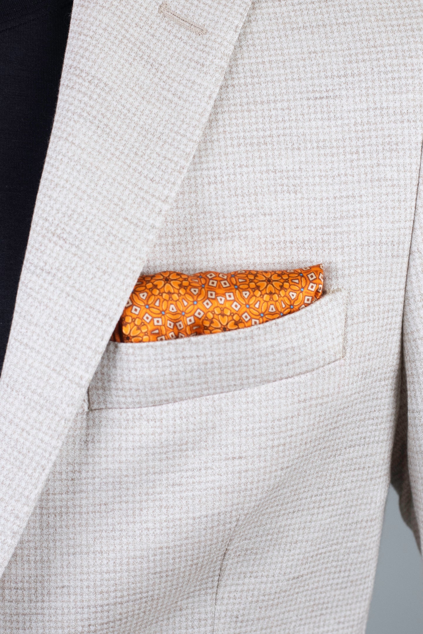 baldassari beige jersey soft coat