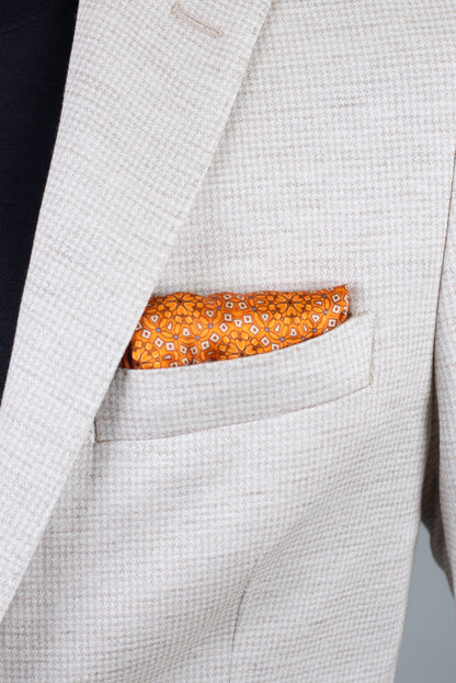 baldassari beige jersey soft coat