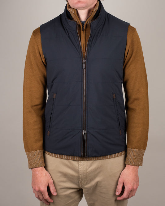 khakis brand water repellent poly blend vest