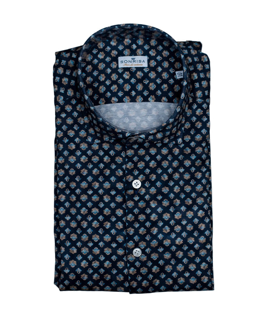 khakis brand navy floral shirt