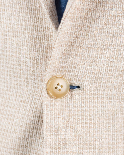 canali natural houndstooth jersey soft coat