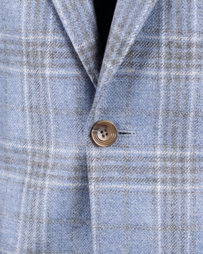khakis brand blue plaid sport coat
