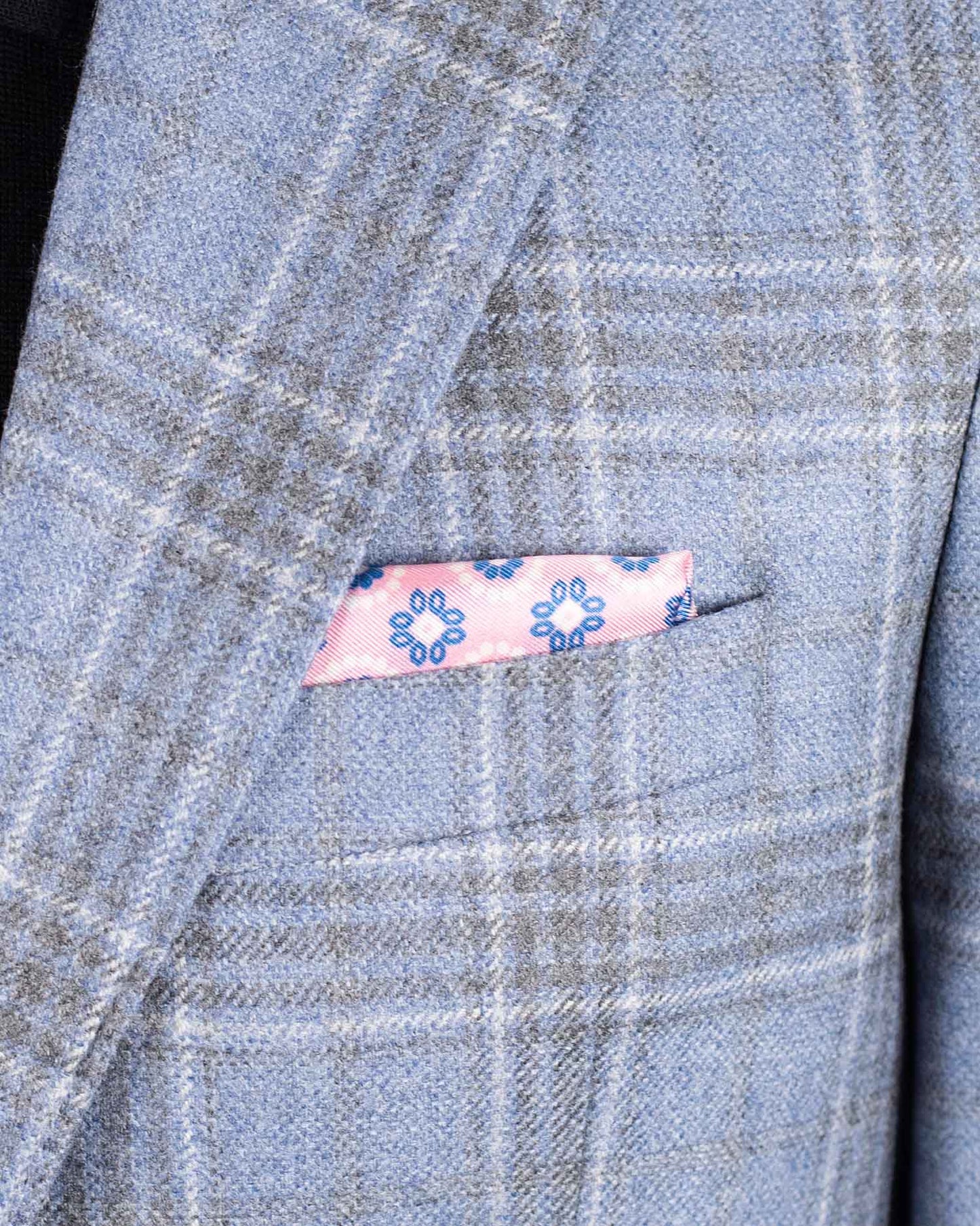 khakis brand blue plaid sport coat