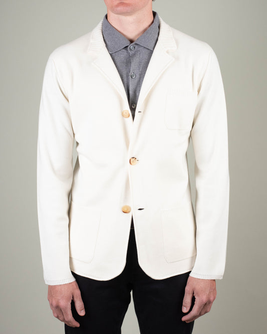 baldassari light cashmere knitted overshirt