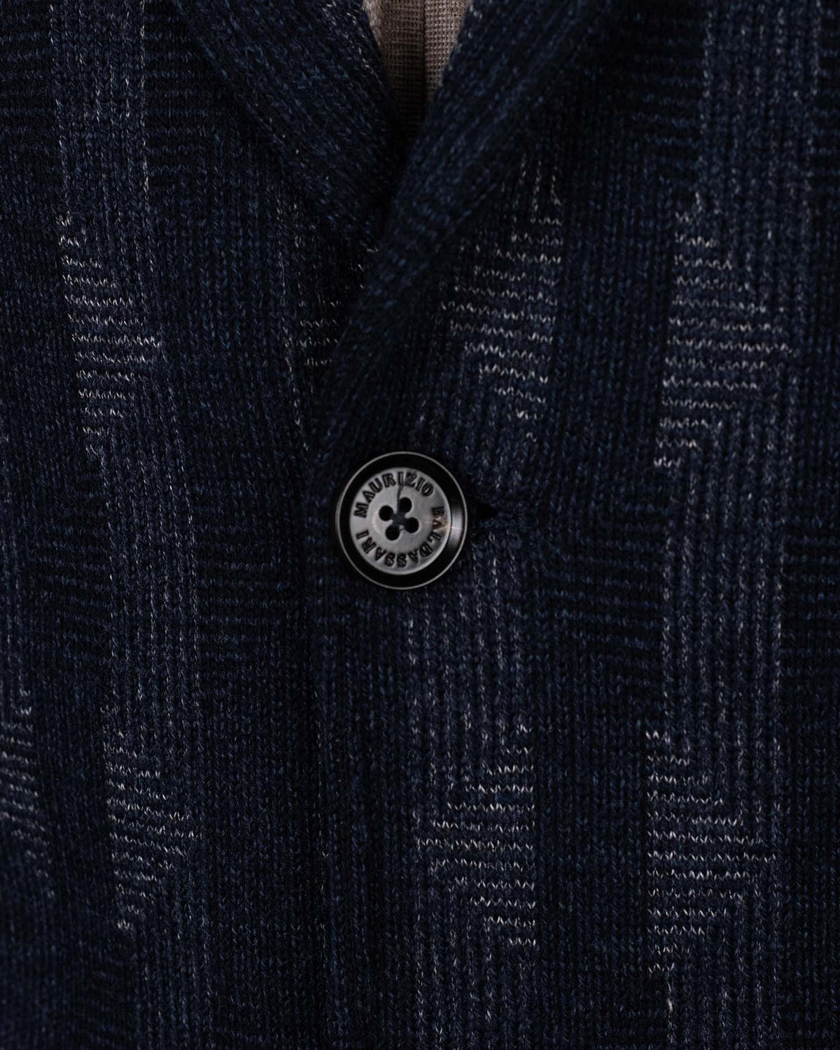 baldassari geo pattern sweater