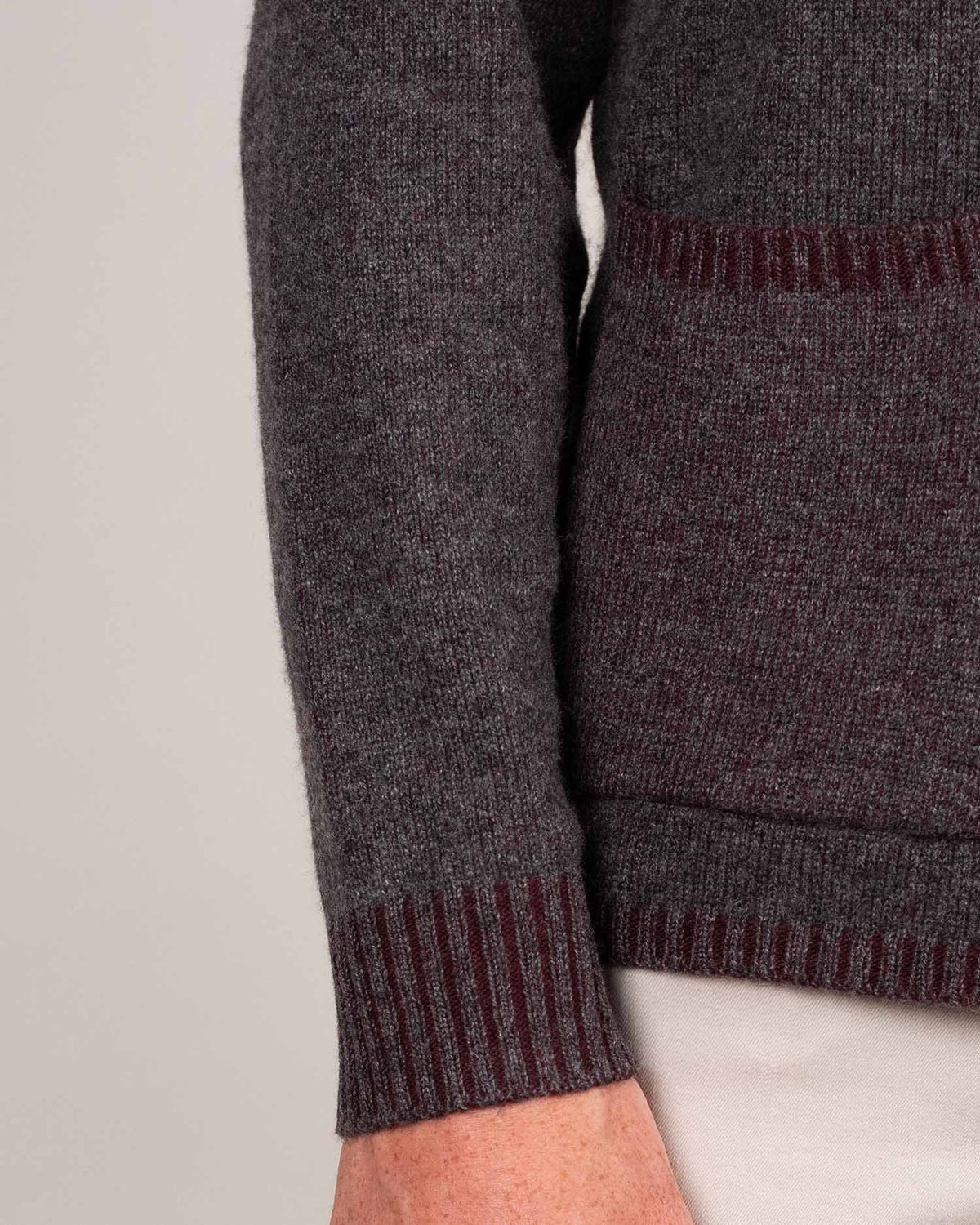 baldassari chevron sweater