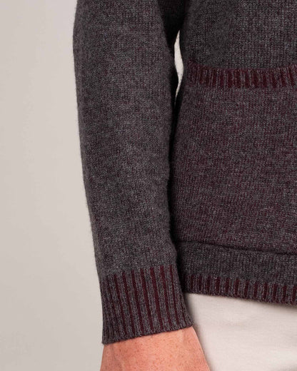baldassari chevron sweater