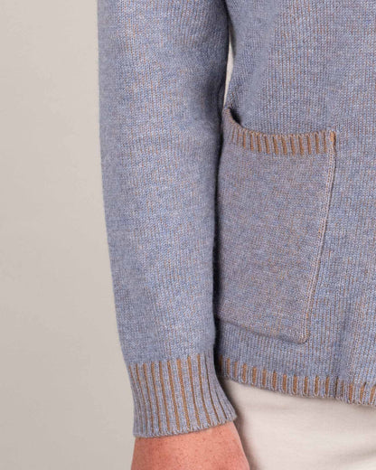 baldassari chevron sweater