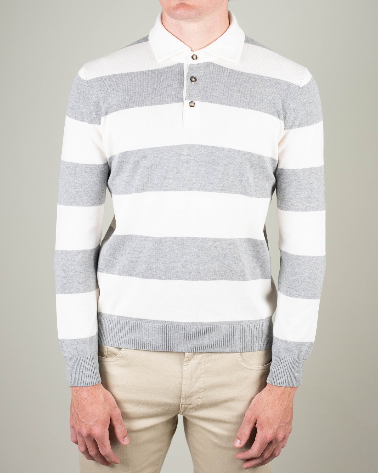 khakis brand rugby knit polo