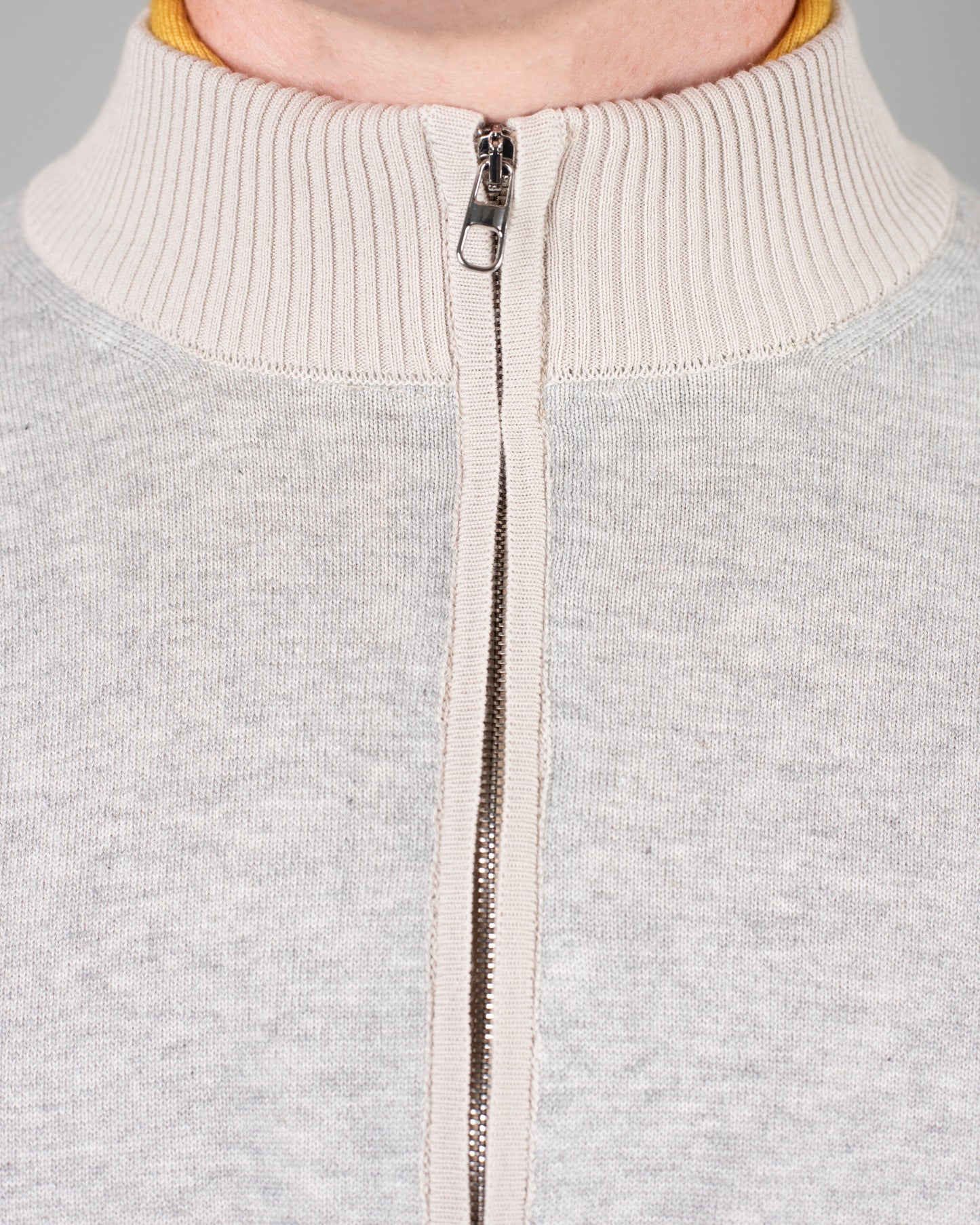 khakis brand full zip cardigan