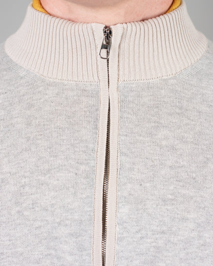 khakis brand full zip cardigan
