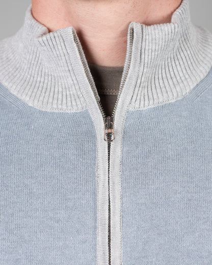 khakis brand full zip cardigan
