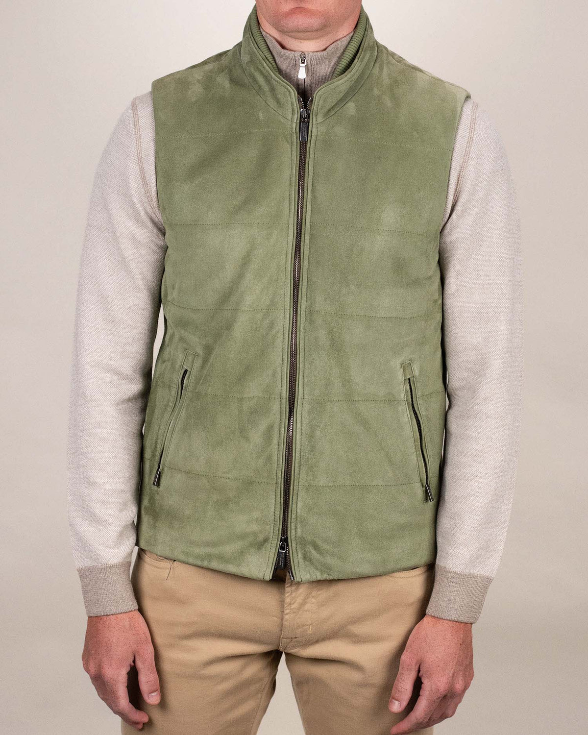 baldassari suede vest