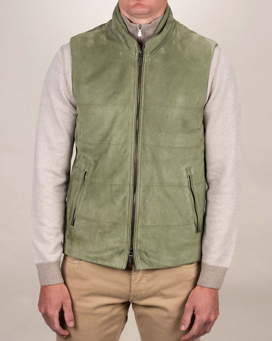 baldassari suede vest