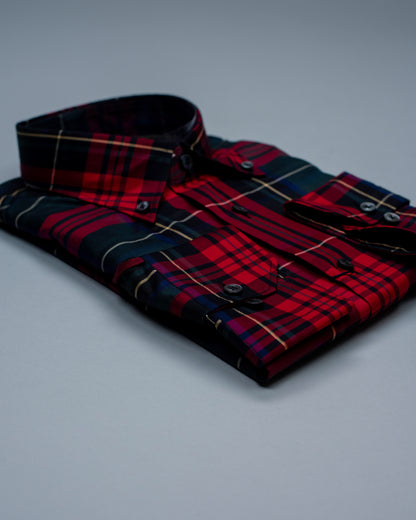 calder red plaid shirt