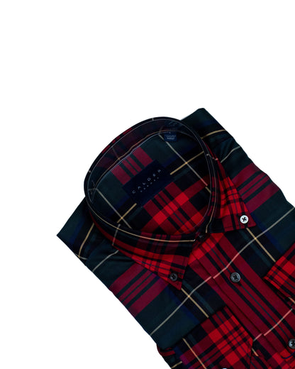 calder red plaid shirt