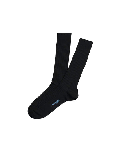 marcoliani milano ribbed wool sock
