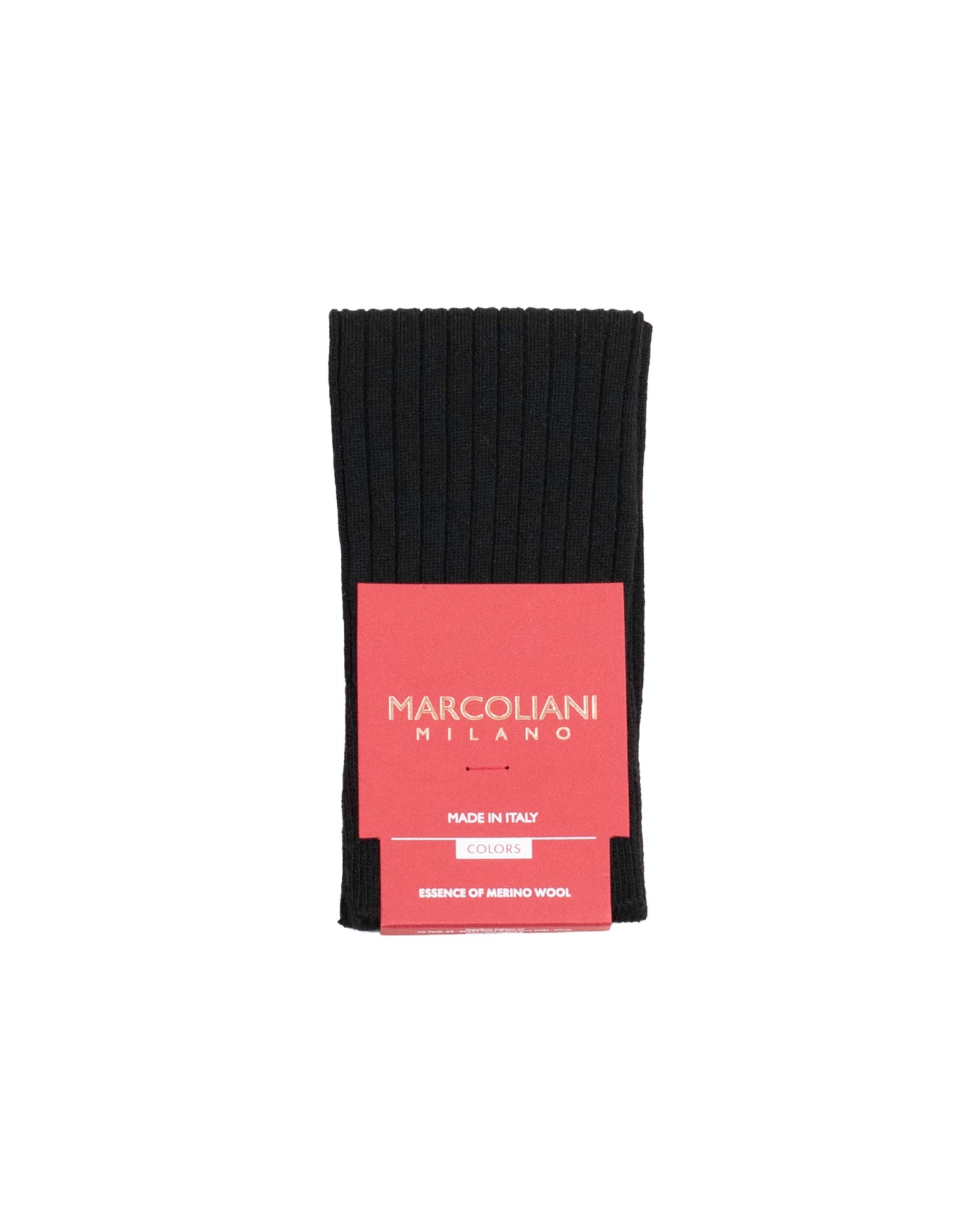 marcoliani milano ribbed wool sock