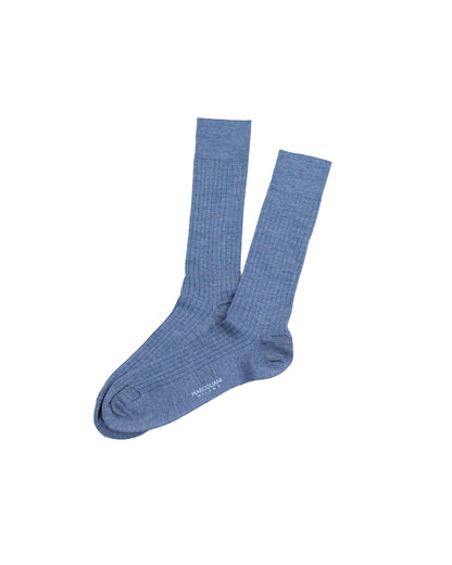 marcoliani milano ribbed wool sock