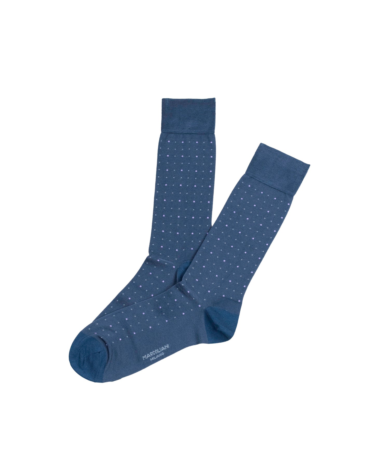 marcoliani milano micro dot modal sock