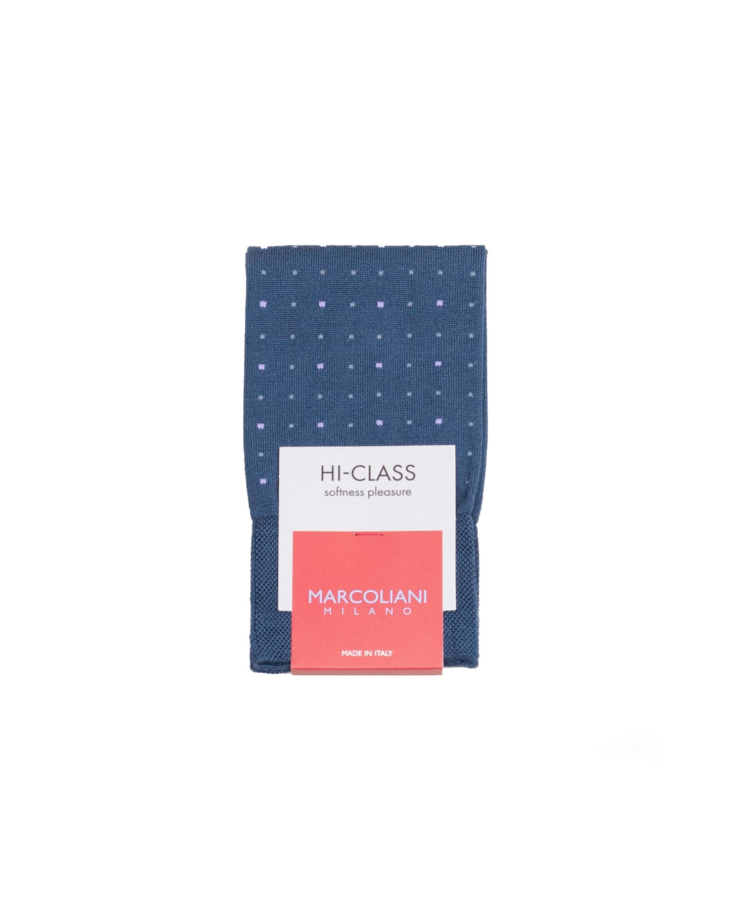 marcoliani milano micro dot modal sock
