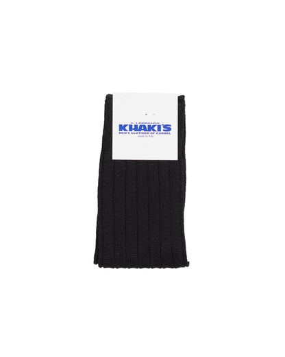 khakis brand merion wool rib sock