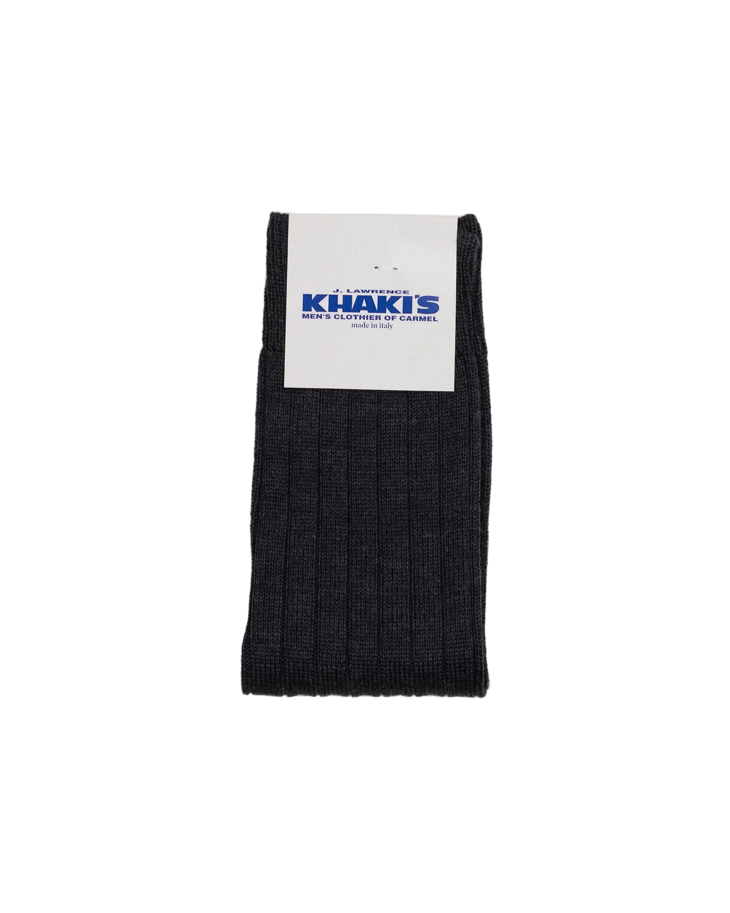 khakis brand merion wool rib sock