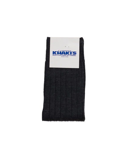 khakis brand merion wool rib sock
