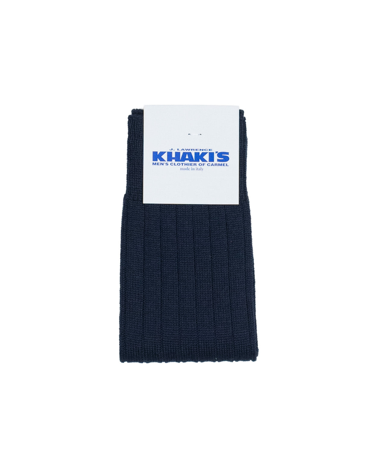 khakis brand merion wool rib sock