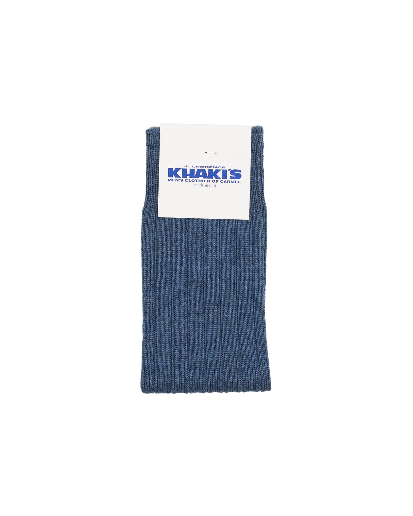 khakis brand merion wool rib sock