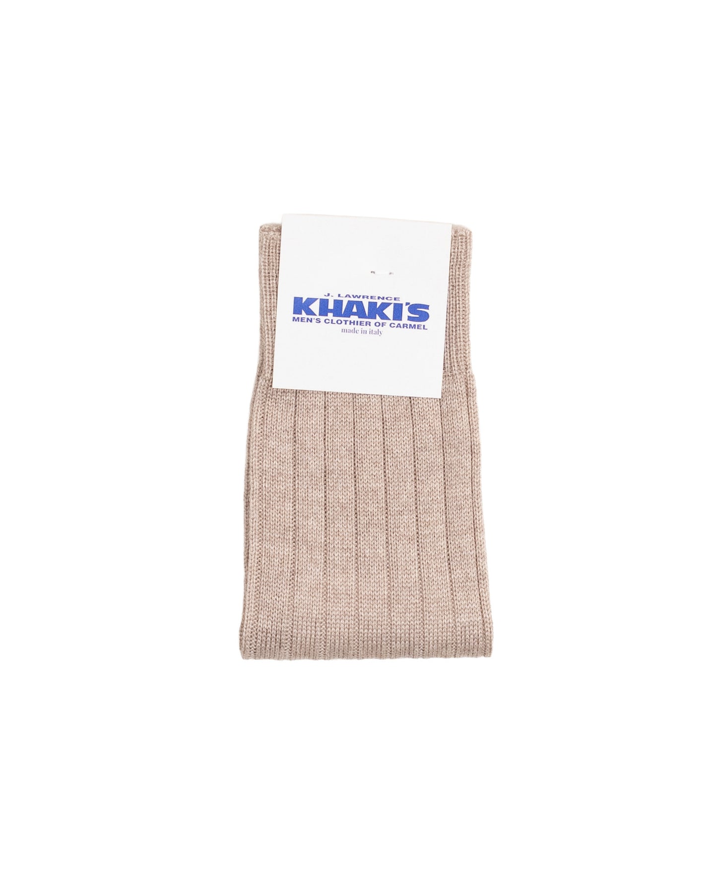 khakis brand merion wool rib sock