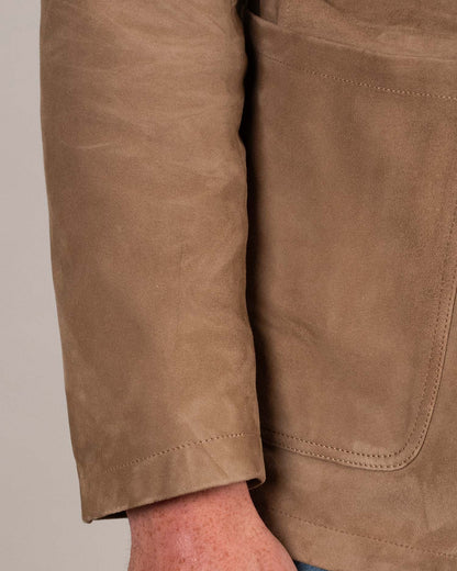 khakis brand suede blazer