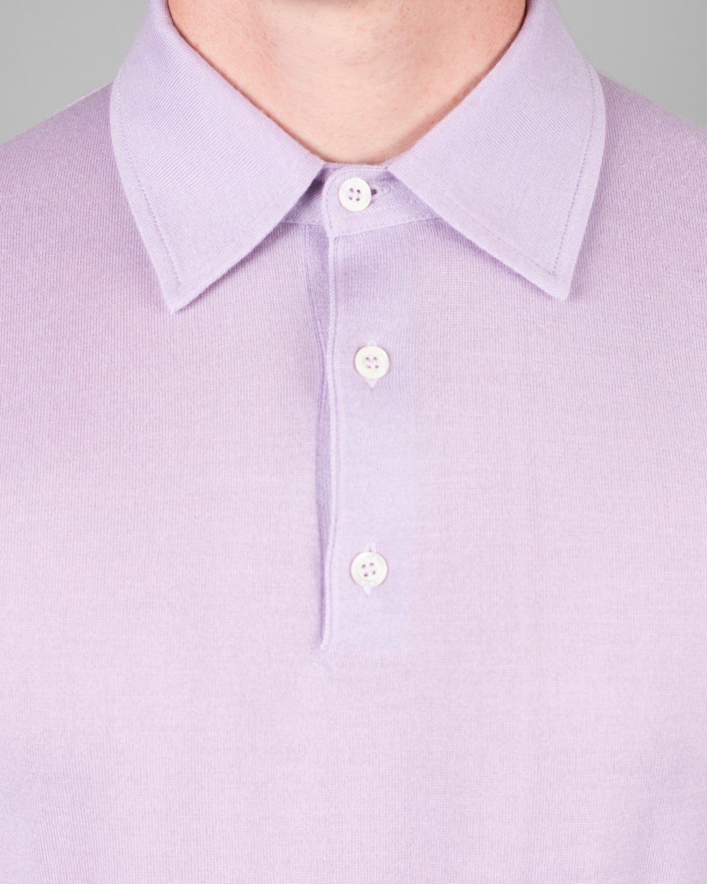 isaia pink cashmere polo
