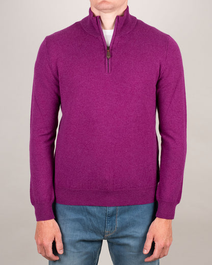 isaia cashmere zip sweater
