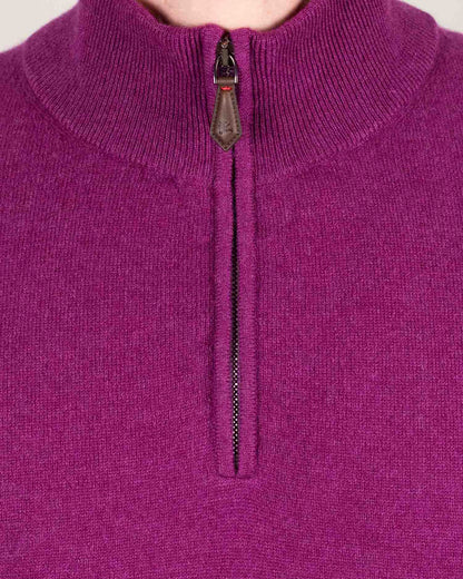 isaia cashmere zip sweater