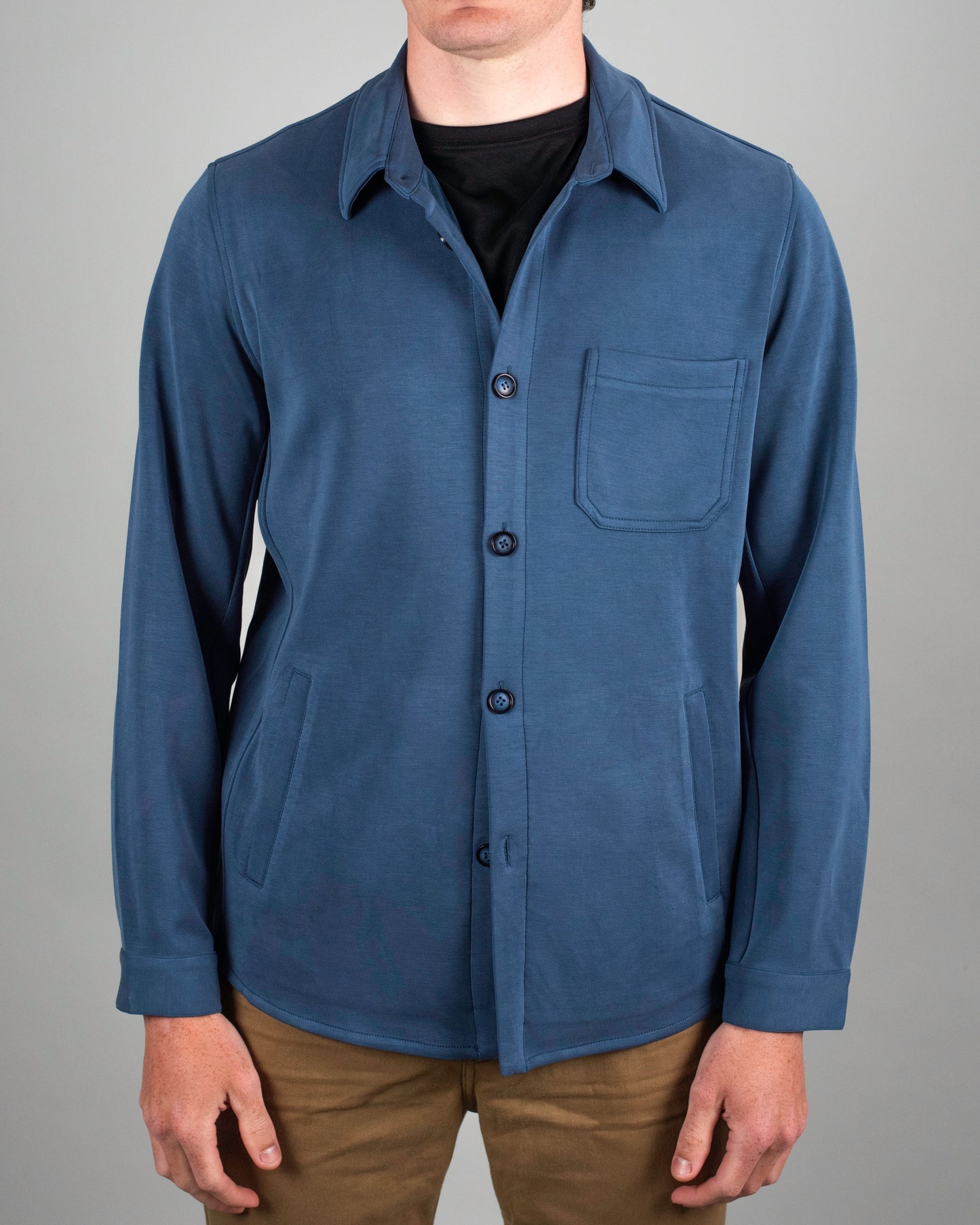 khakis brand double knit chore coat