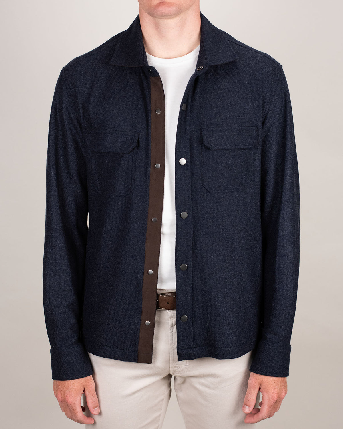 baldassari snap overshirt jacket